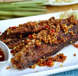 Cá Đù Chiên Sả Ớt